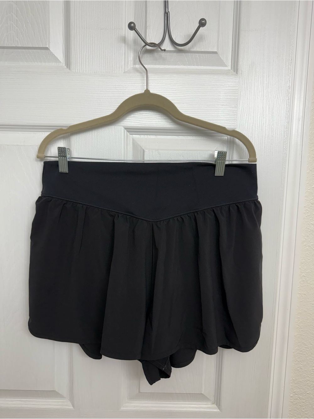 Offline by Aerie High-Waist Black Athletic Shorts